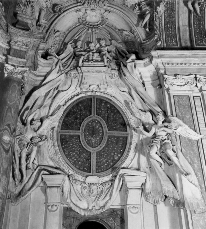 Decorazione plastica di Gherardi Antonio, Maille Michel, Ottoni Lorenzo, Giorgini Simone, Bilancini Giuseppe - Chiesa SS. Biagio e Carlo ai Catinari, Roma